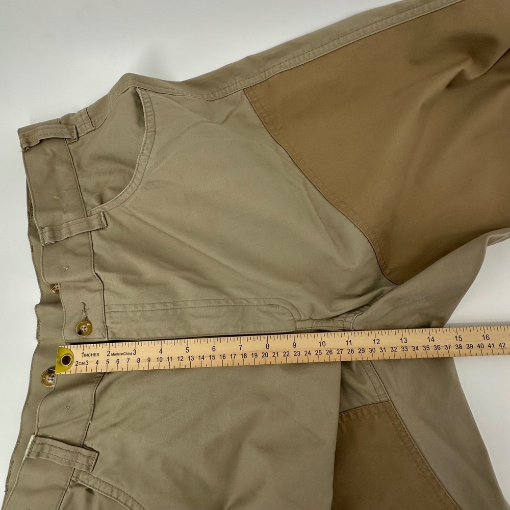 Orvis Mens Briar Pants Khaki Reinforced Cotton Canvas Hunting 38 Outdoors - Picture 12 of 16